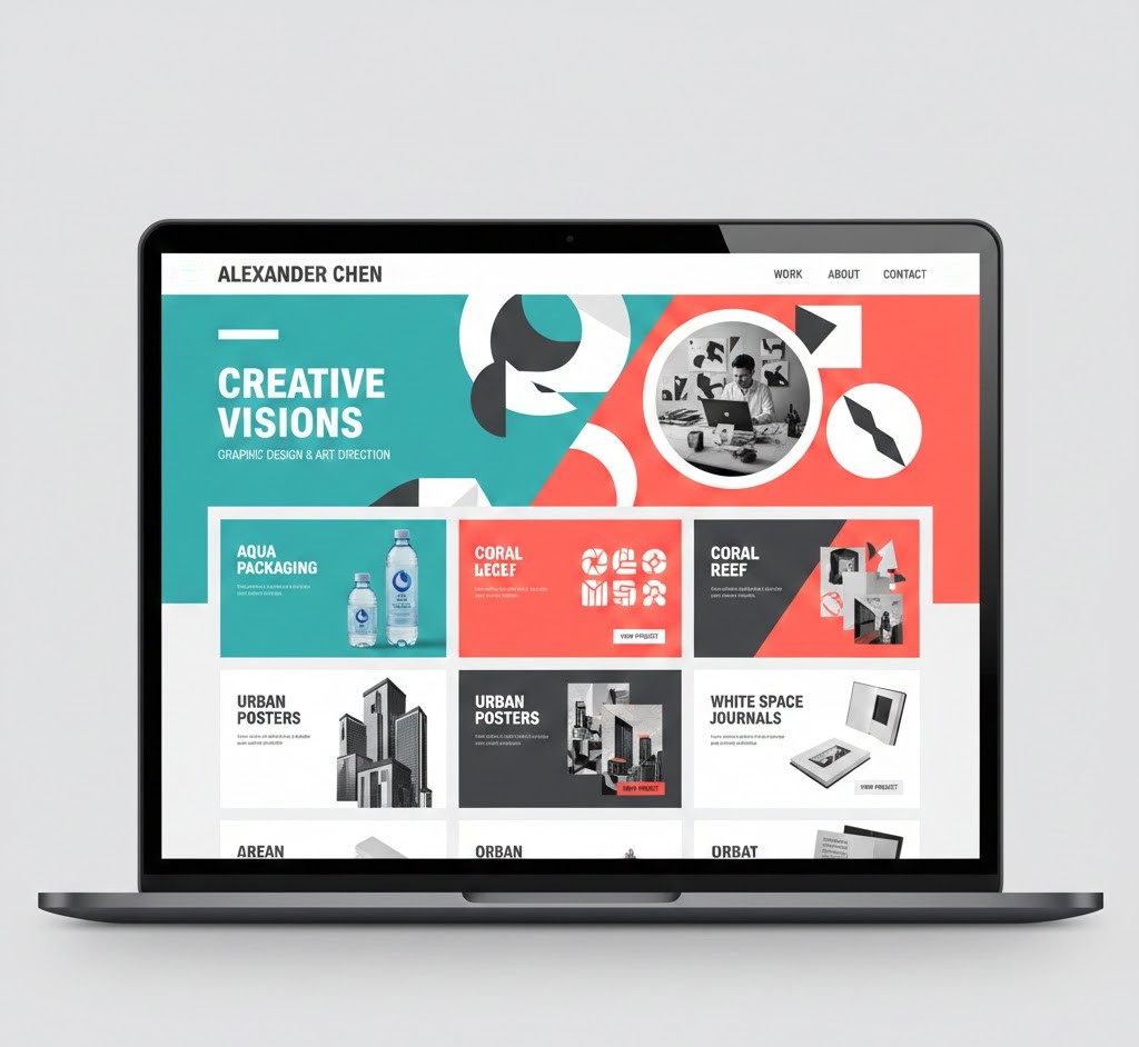 Designer portfolio website