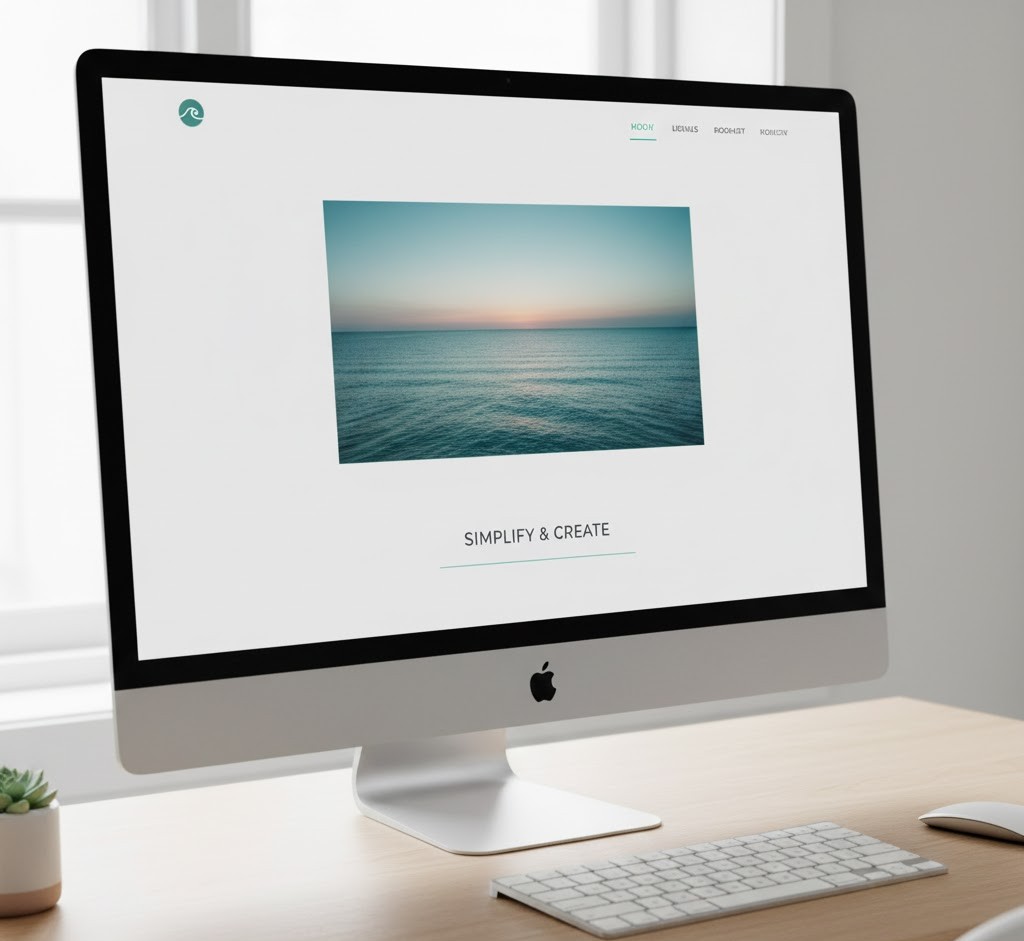 Minimalist website design