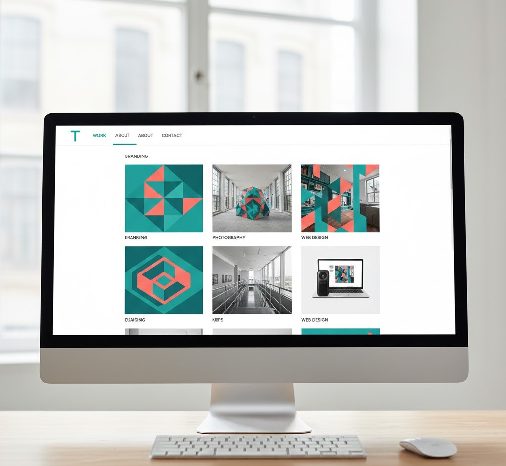 Portfolio showcase example